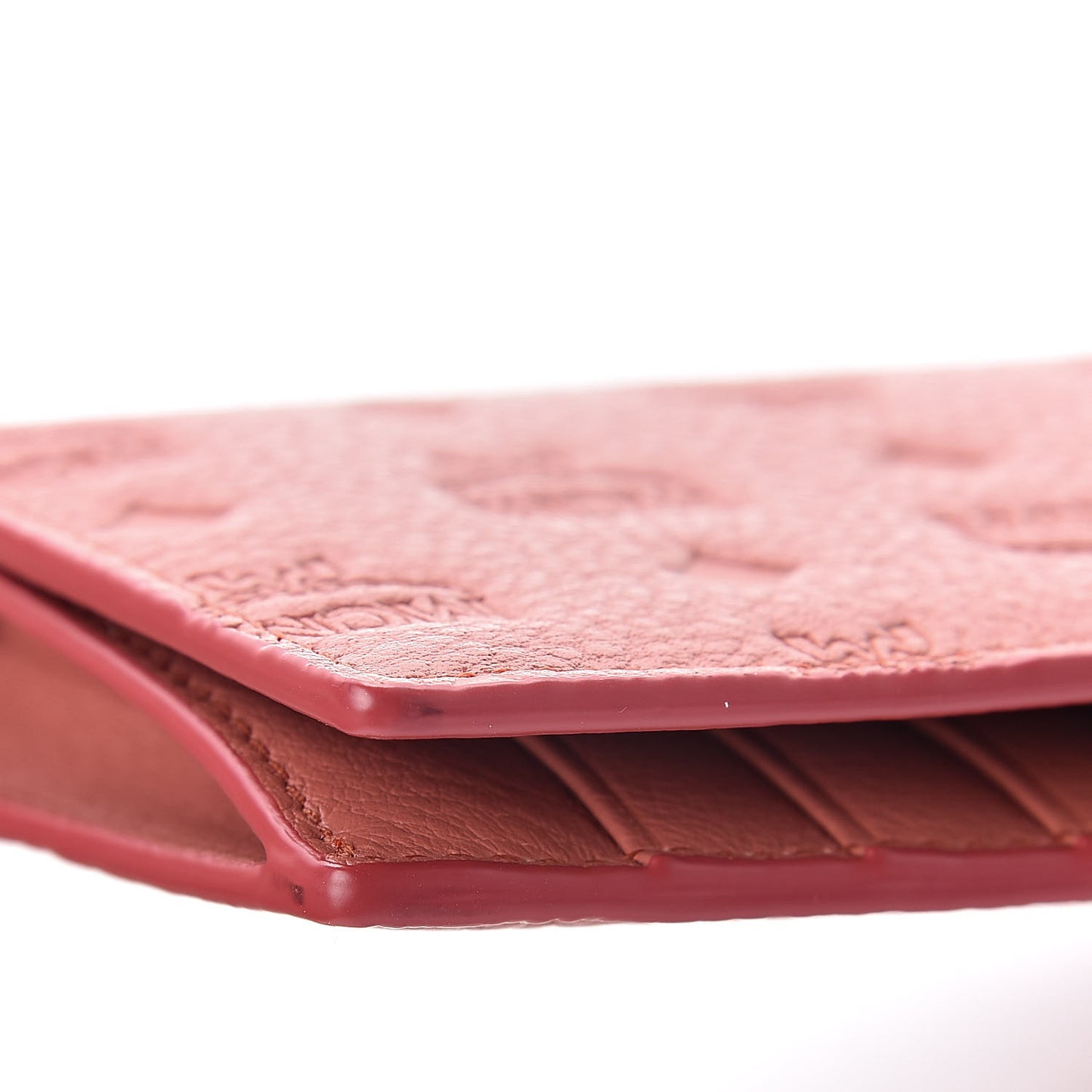 Calfskin Ottomar Large Klara Two Fold Wallet Cocoa
