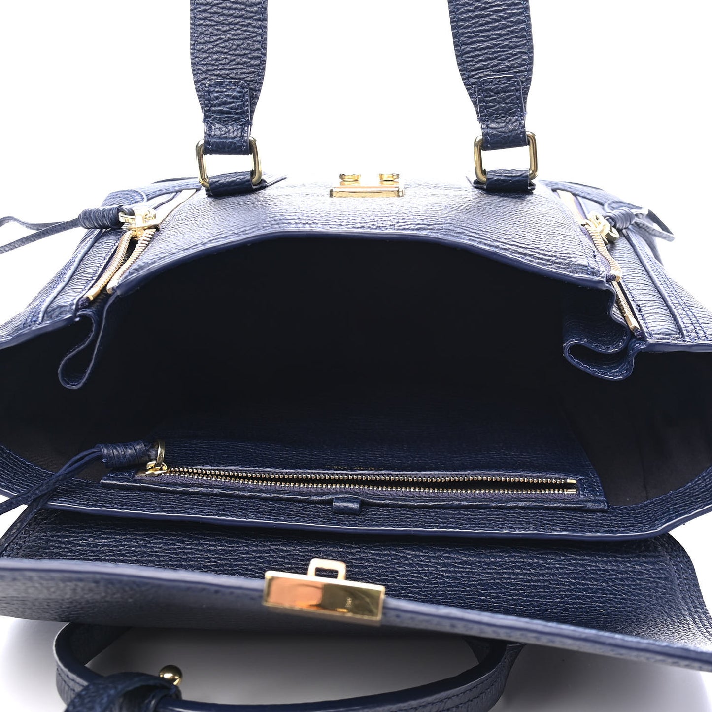 Textured Calfskin Medium Pashli Satchel Ink