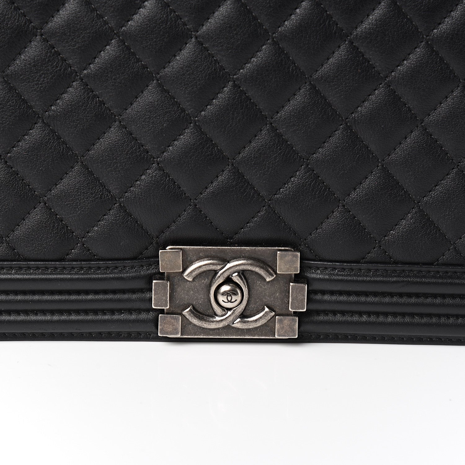 Chanel Calfskin Quilted New Medium Boy Flap Black 11 of 11
