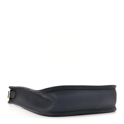 Hermes Taurillon Clemence Amazone Evelyne TPM Bleu Nuit Bleu Indigo 4 of 11