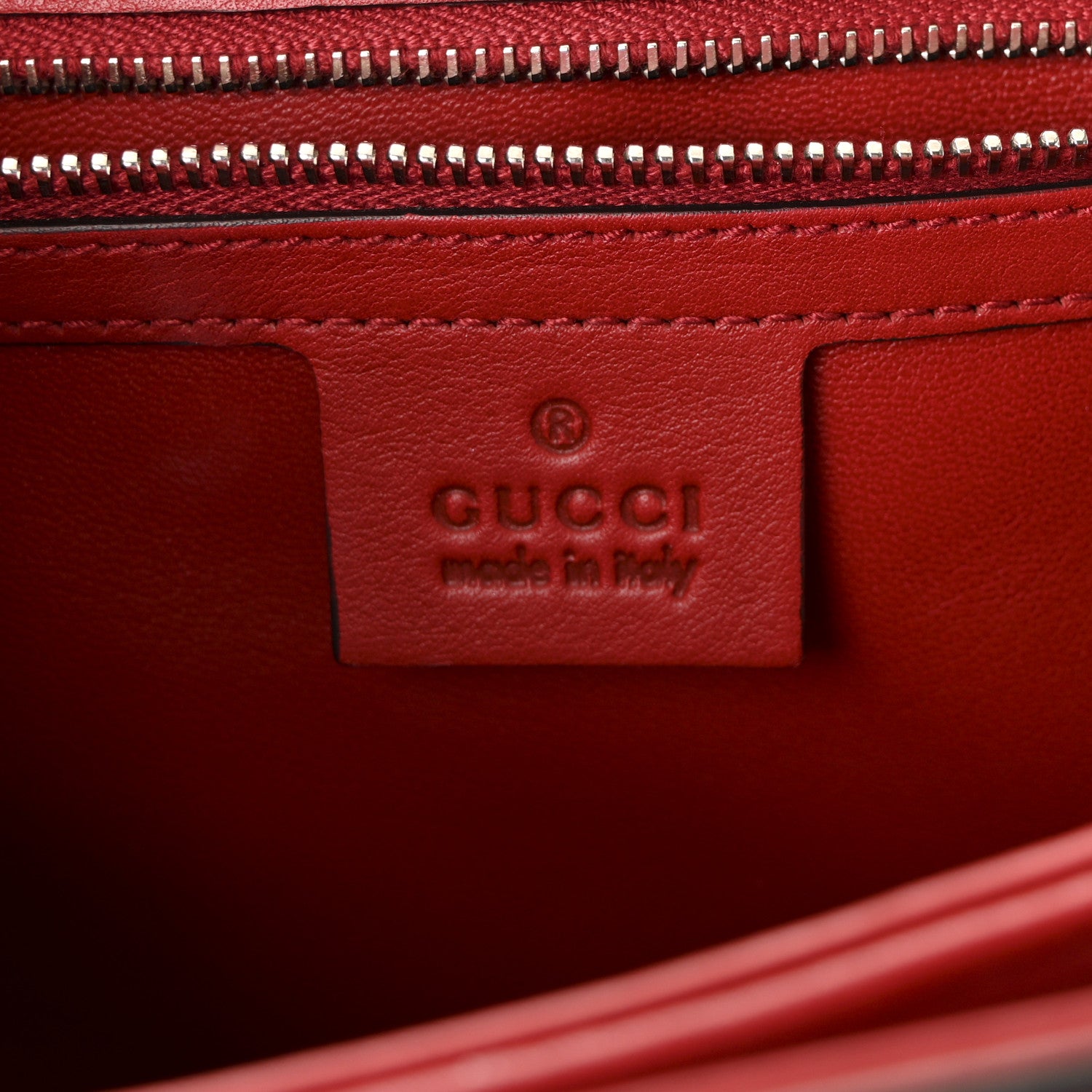 Gucci Snakeskin Bamboo Medium Lady Lock Top Handle Bag Red 6 of 10