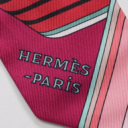 Hermes Silk Sangles En Zigzag Twilly 5 of 5