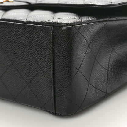 Chanel Caviar Quilted Maxi Double Flap Black 10 of 10