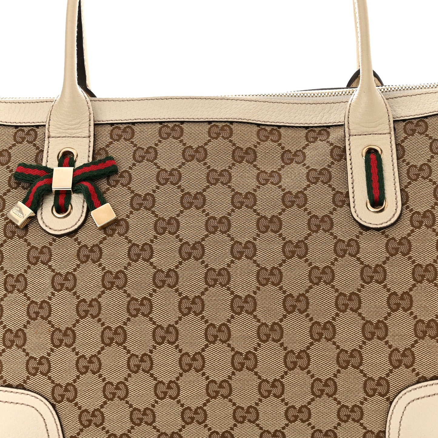 Monogram Medium Princy Tote Off White