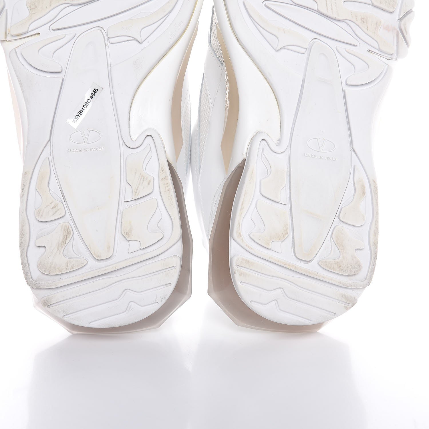 Valentino Garavani Calfskin Womens Bounce Sneakers 37 White 10 of 12