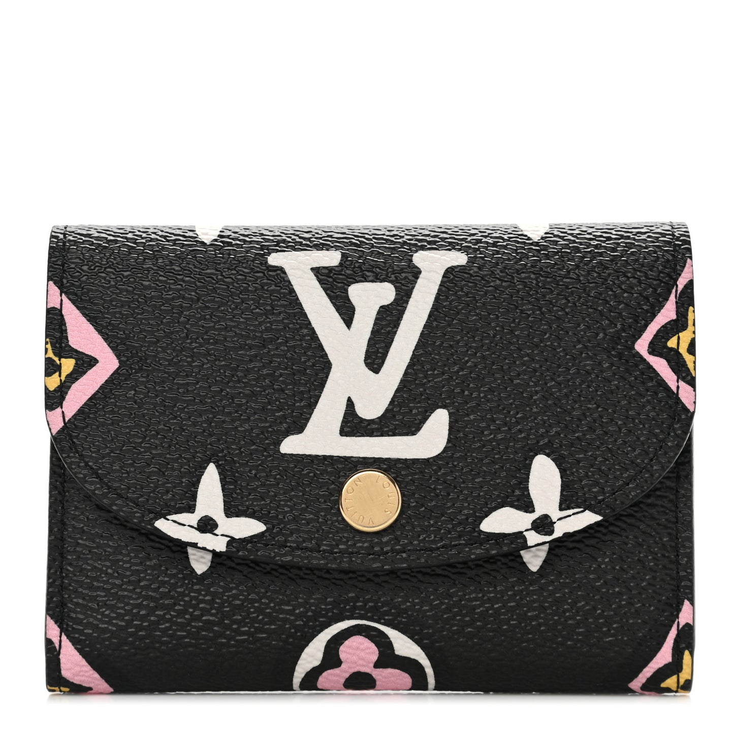 Monogram Giant Wild At Heart Rosalie Coin Purse Black