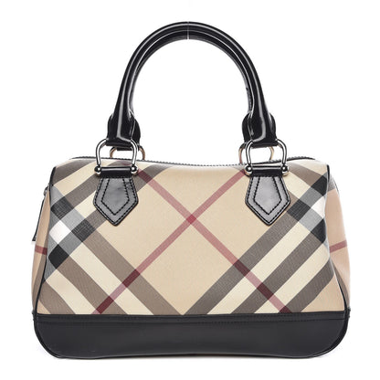 Burberry Nova Check Bowling Bag Black 1 of 13
