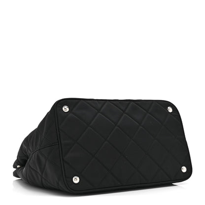 Prada Nylon Tessuto Impuntu Quilted Tote Black 4 of 10