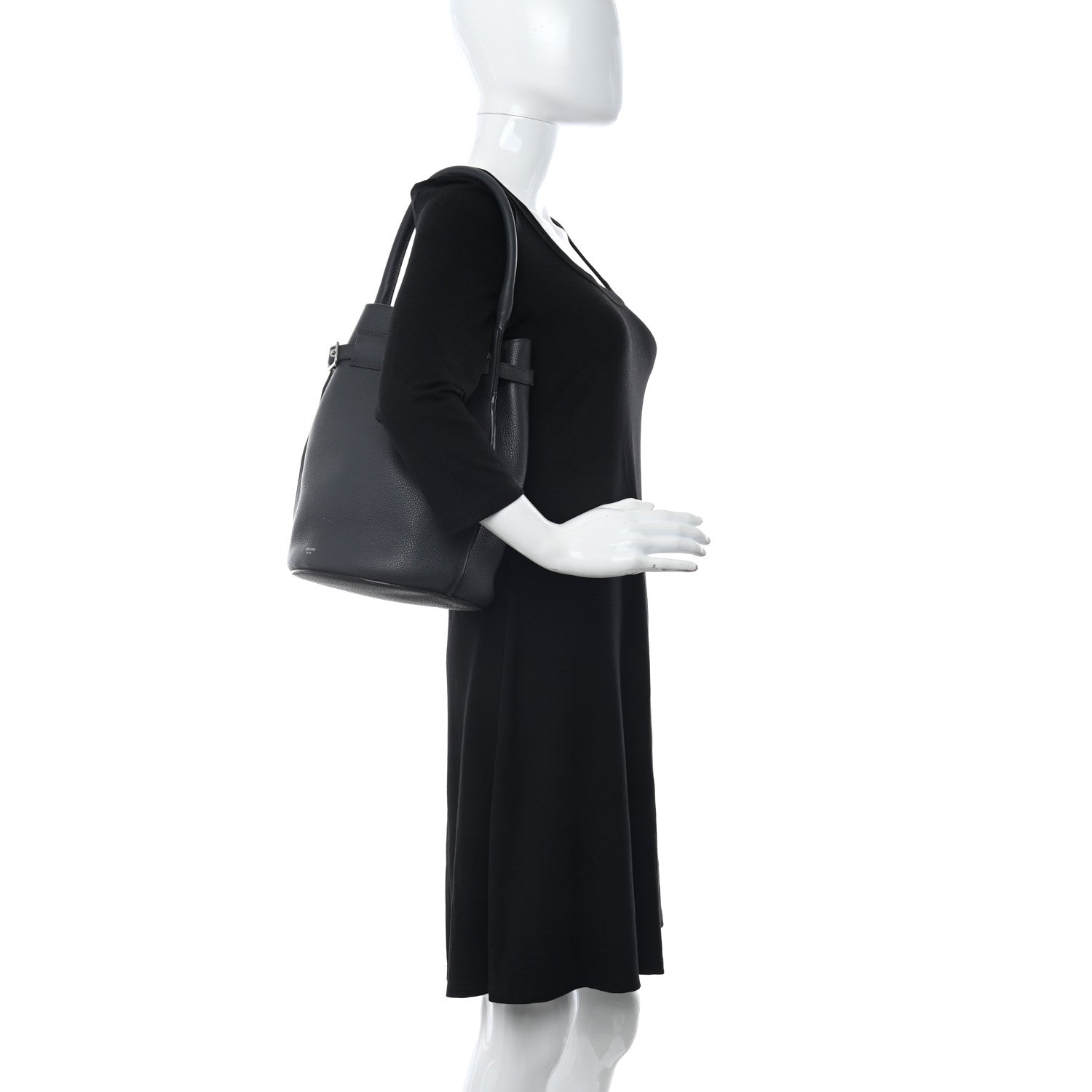 Celine Supple Grained Calfskin Big Bag Bucket 2 of 10