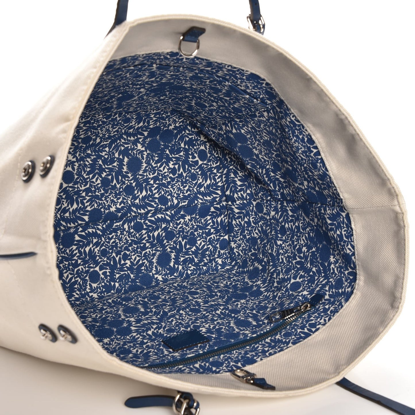 Toile Articles De Voyage Cabas MM Saphir
