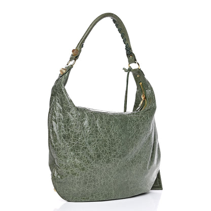 Balenciaga Agneau Giant 21 Gold Hardware Hobo Green 3 of 13