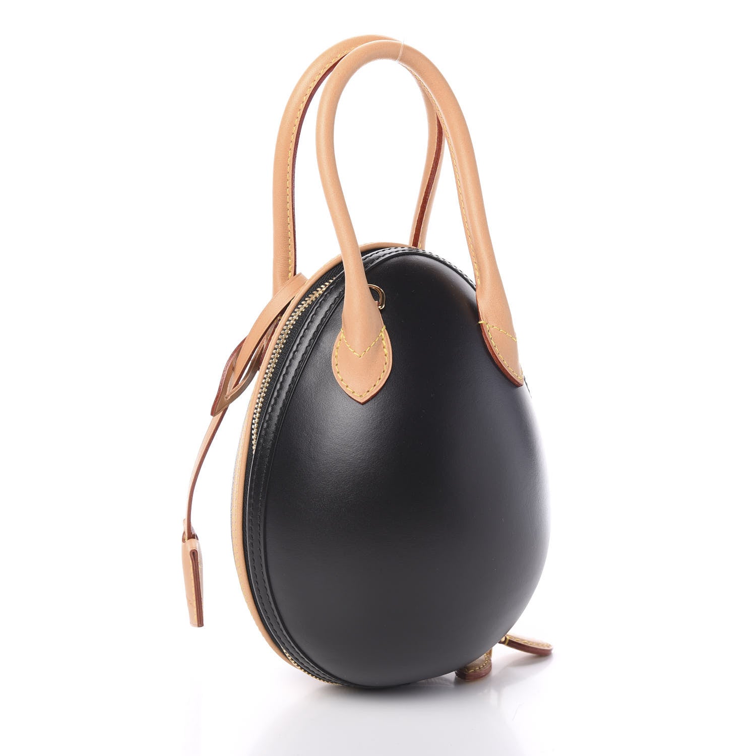Louis Vuitton Monogram Egg Bag Black 2 of 8