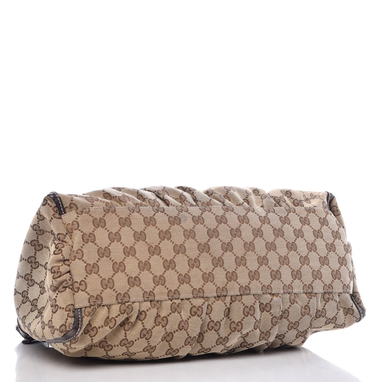 Gucci Monogram Large D Gold Hobo Dark Brown 4 of 23