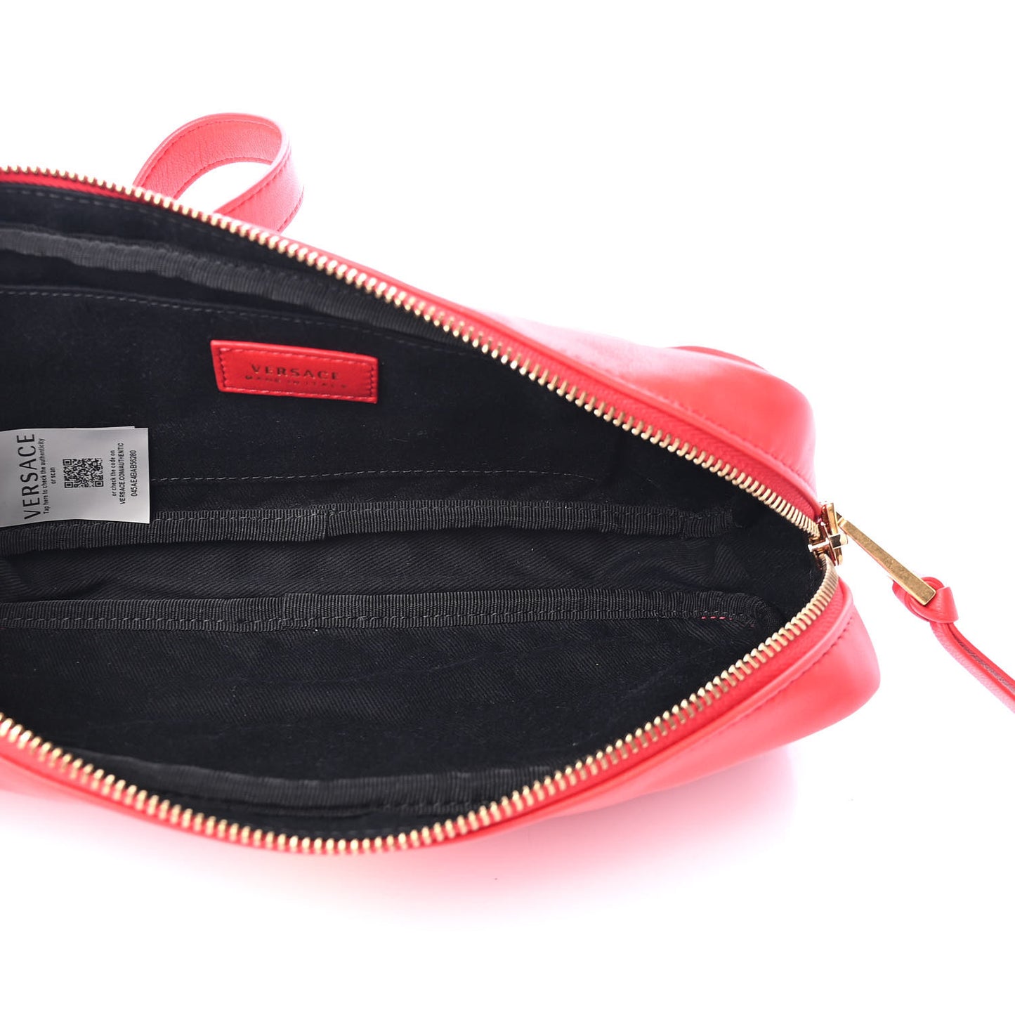 Nappa Barocco Quilted Vanitas Medea Belt Bag Red