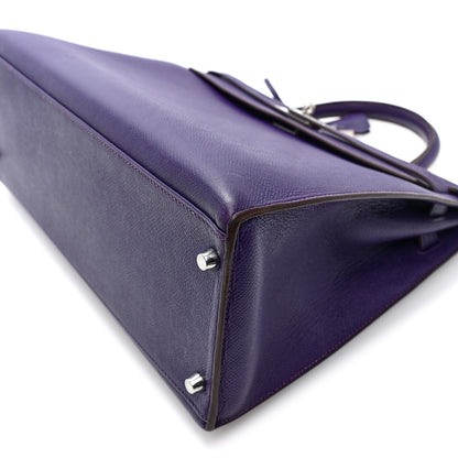 Hermes Epsom Kelly Sellier 35 Iris 10 of 10