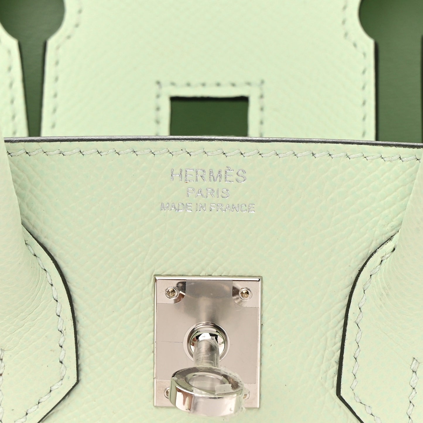 Epsom Birkin Sellier 25 Vert Fizz