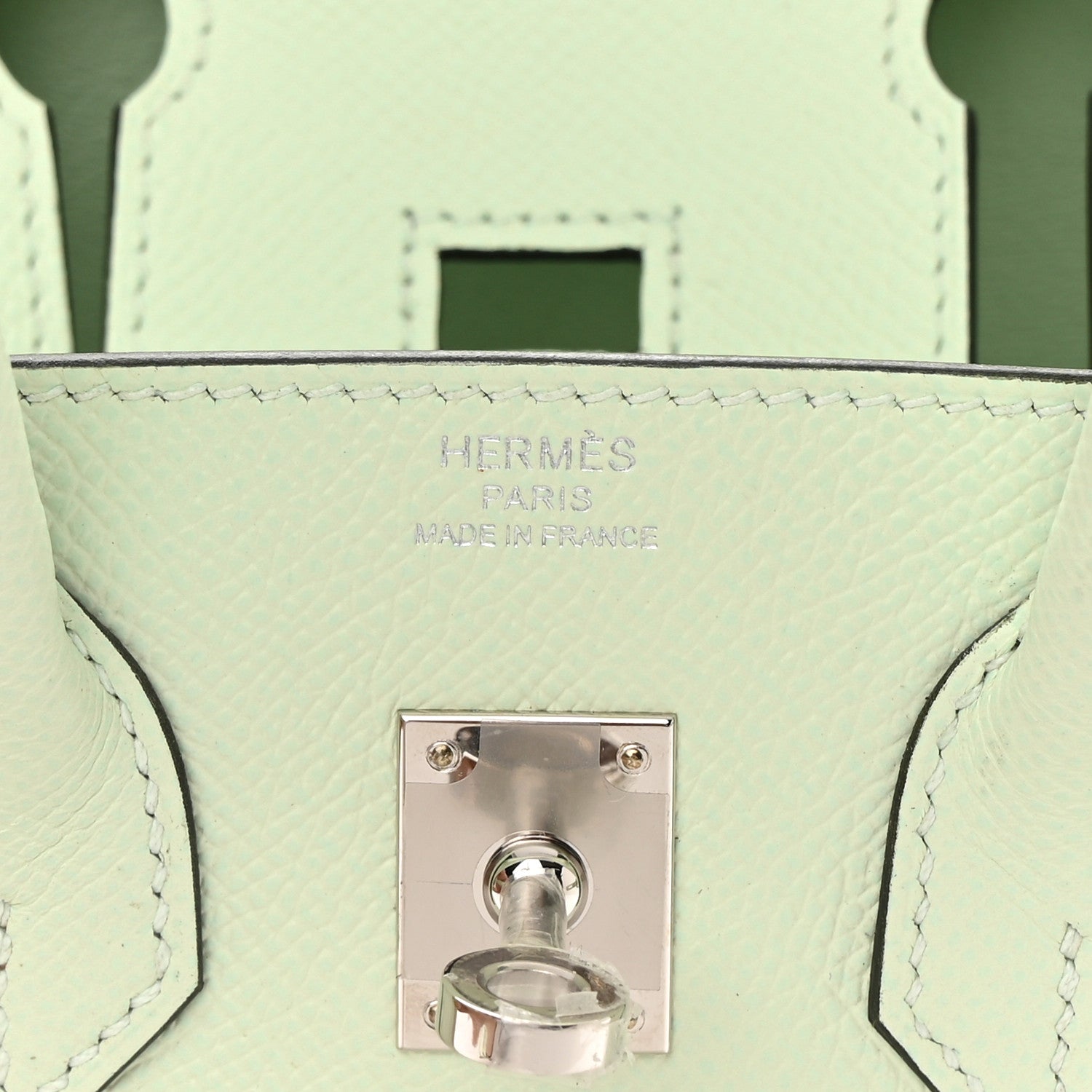 Hermes Epsom Birkin Sellier 25 Vert Fizz 6 of 13