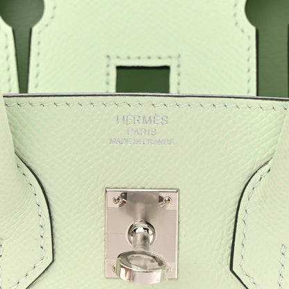 Hermes Epsom Birkin Sellier 25 Vert Fizz 6 of 13