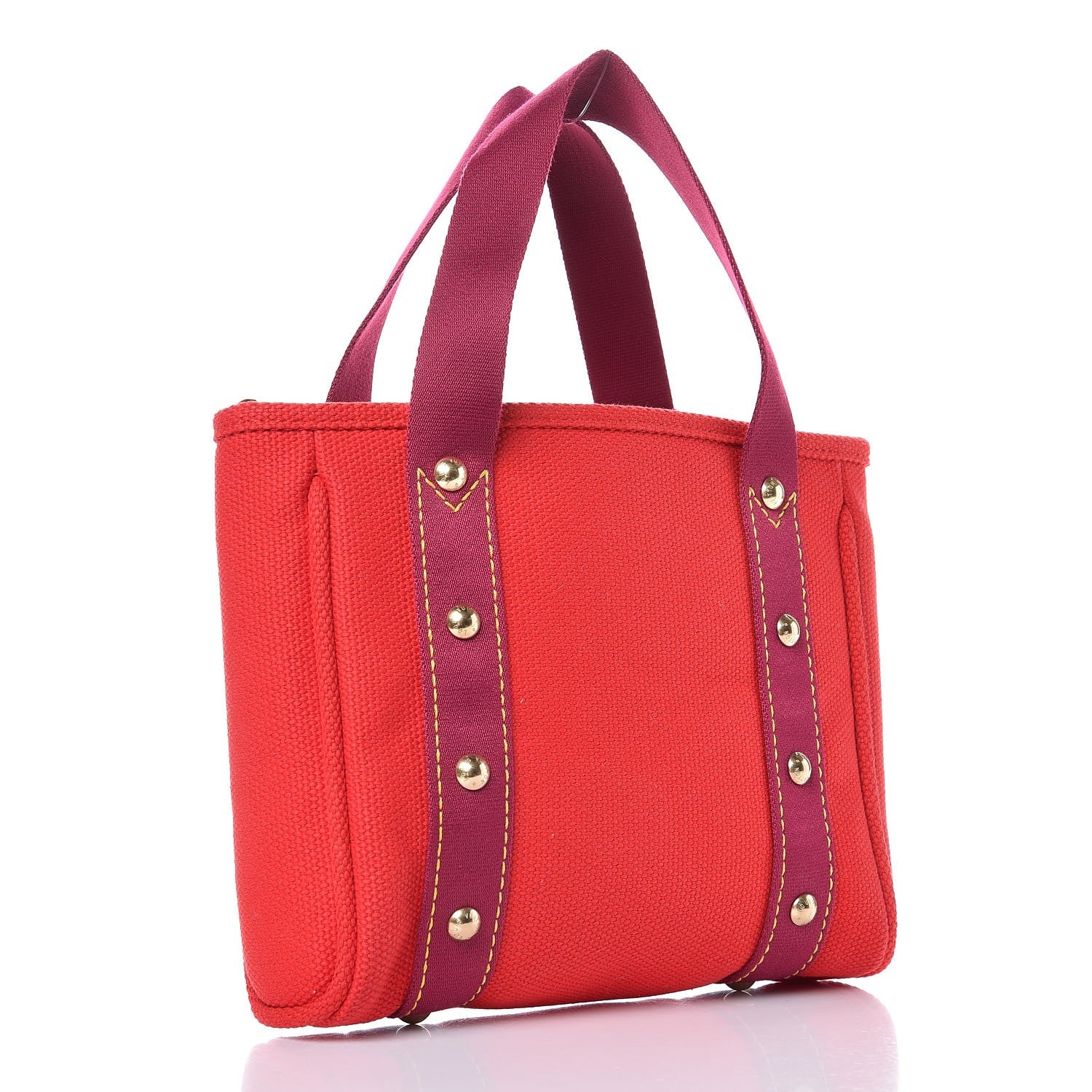 Louis Vuitton Antigua Cabas PM Red 3 of 7