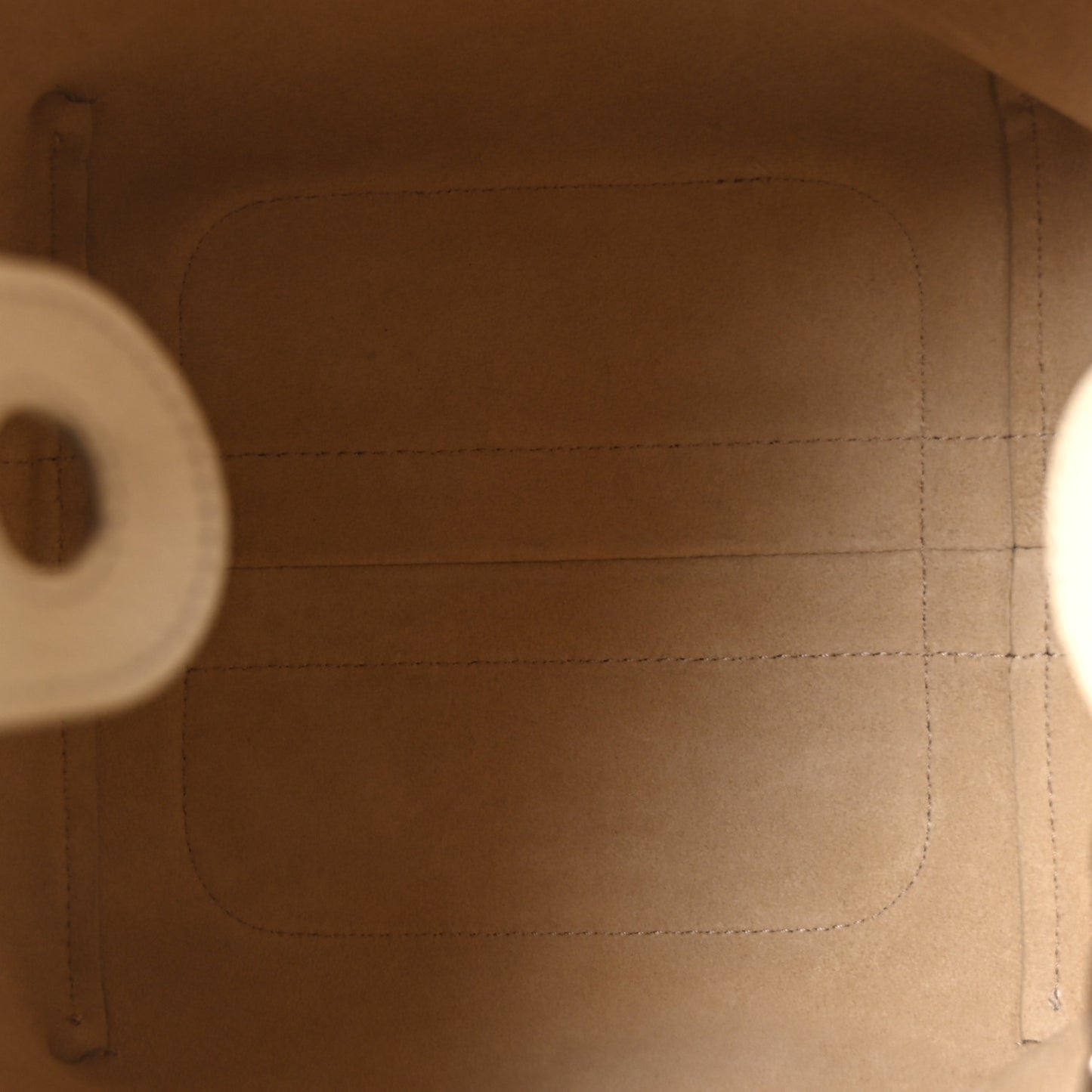 Grained Calfskin Small Bale Bag Whisper White