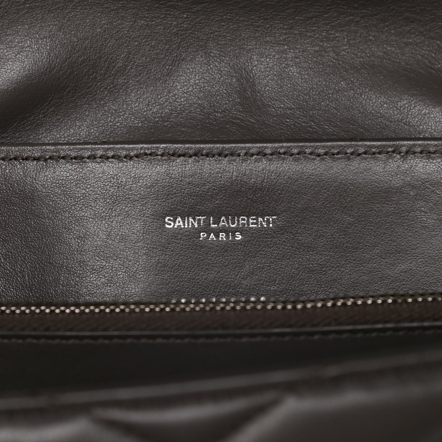 Calfskin Y Quilted Monogram Medium Loulou Chain Satchel Earth