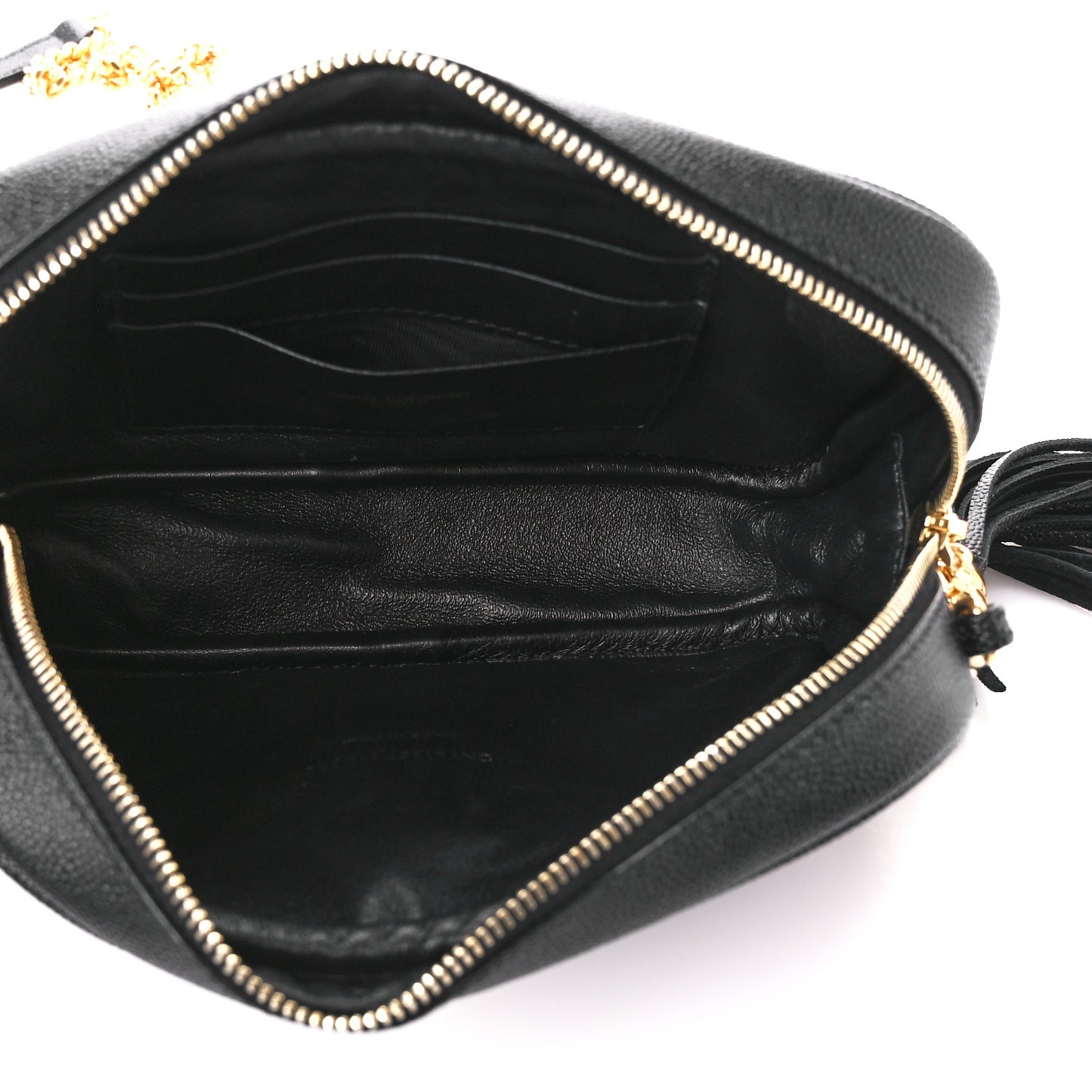 Grain De Poudre Matelasse Monogram Mini Lou Camera Bag Black