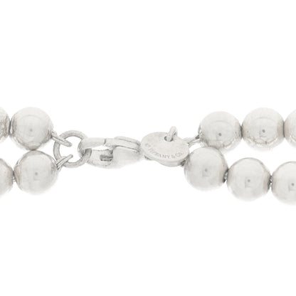 Tiffany Sterling Silver HardWear Graduated Ball Two-Row Necklace 5 of 5