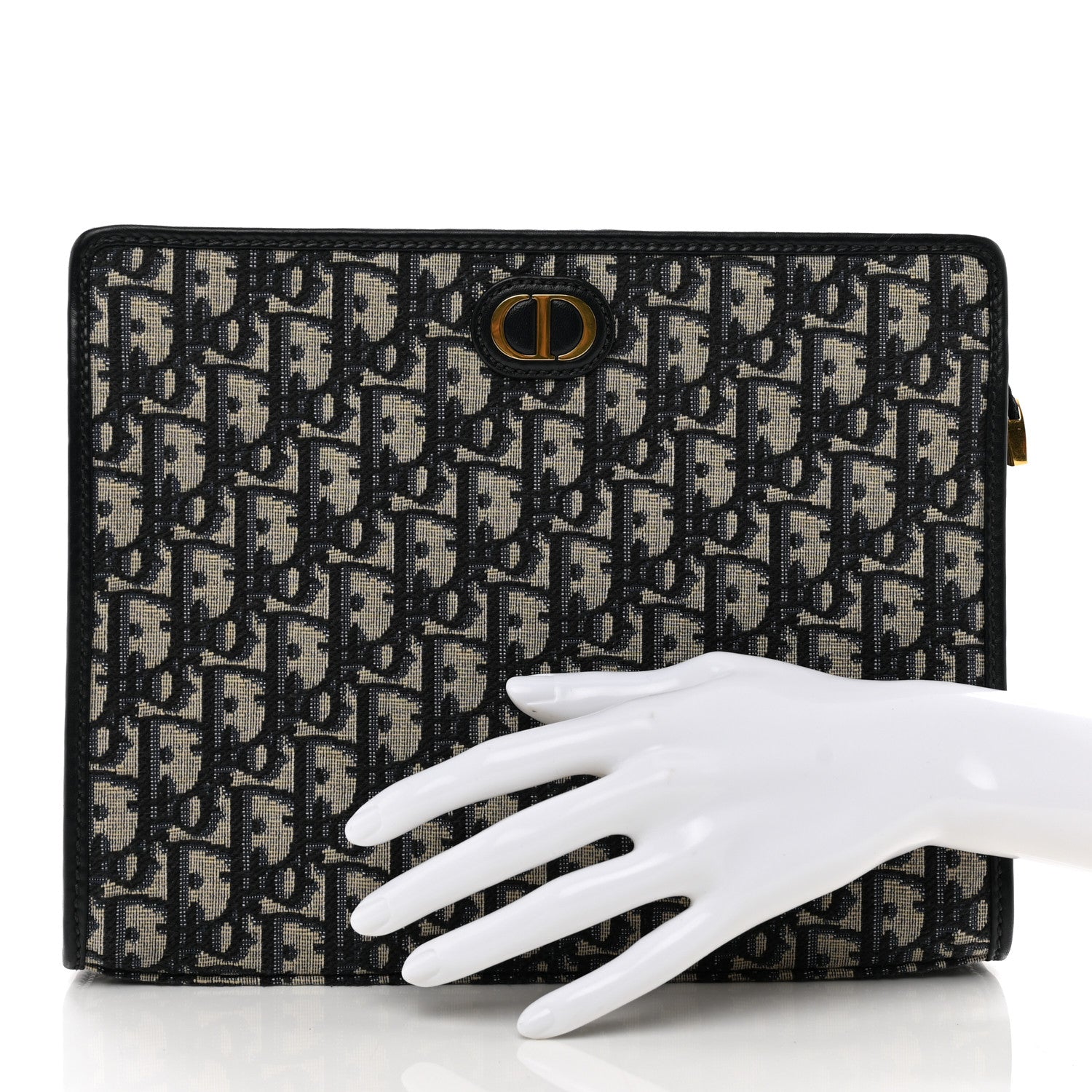 Christian Dior Oblique 30 Montaigne Pouch Blue 2 of 6