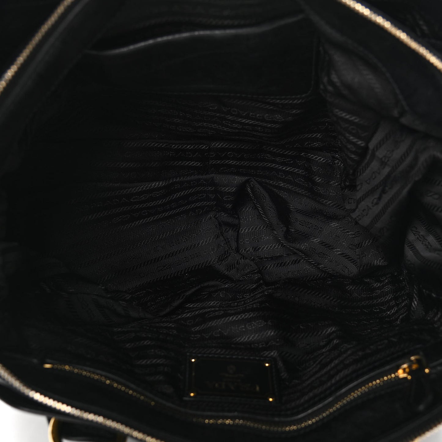 Vitello Shine Tote Black