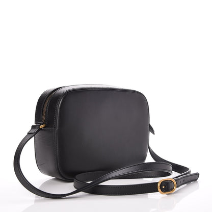 Gucci Calfskin Web Small Webby Bee Shoulder Bag Black 3 of 7