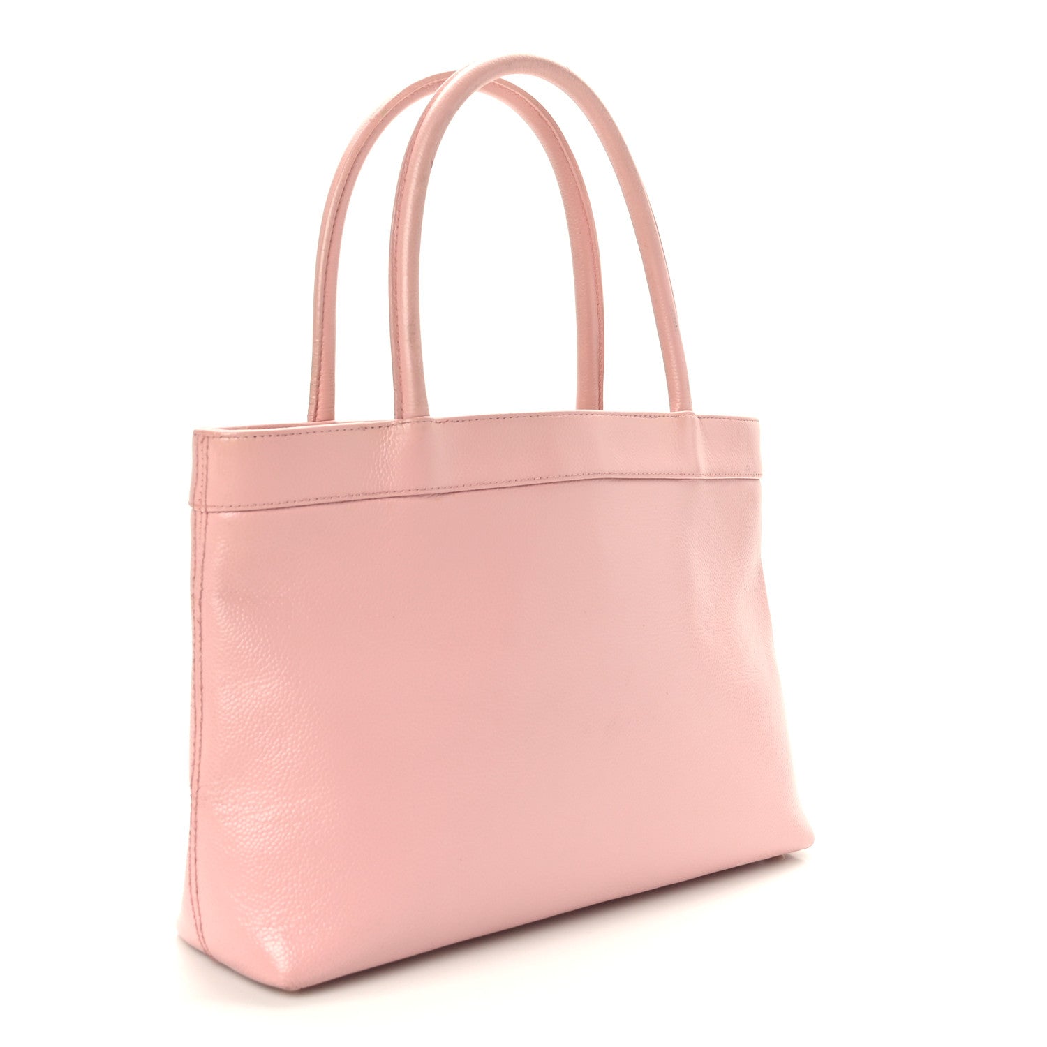 Chanel Caviar CC Tote Pink 3 of 10