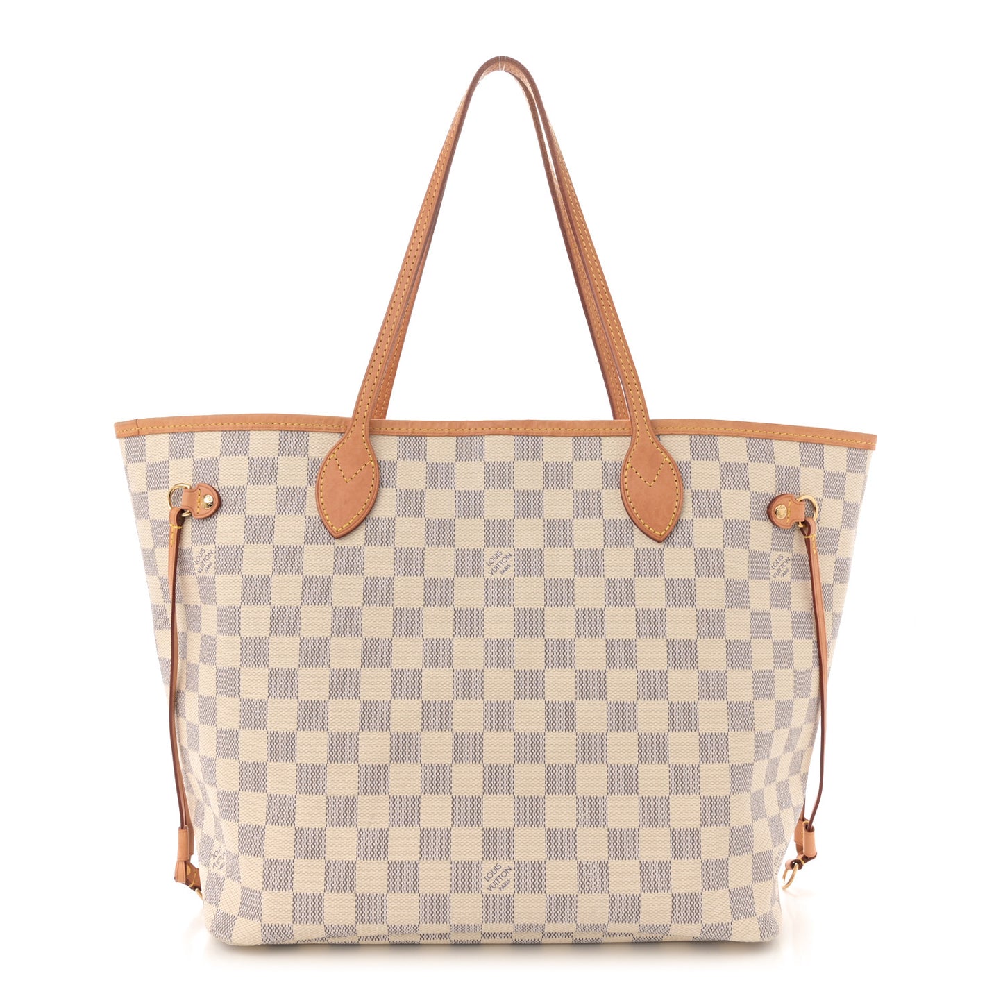 Damier Azur Neo Neverfull MM Rose Ballerine