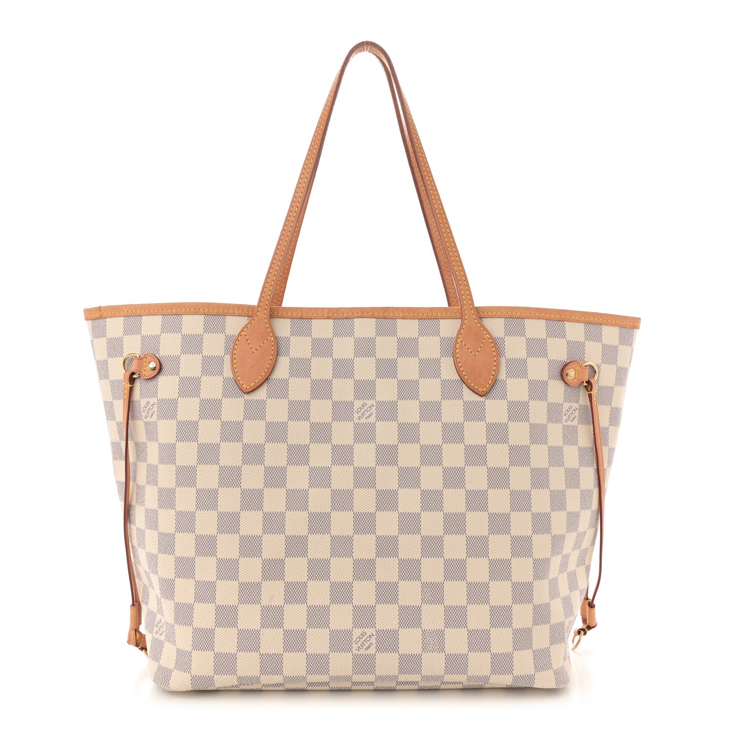 Louis Vuitton Damier Azur Neo Neverfull MM Rose Ballerine 1 of 11