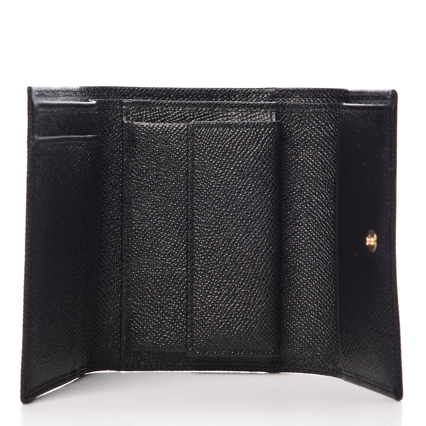 Dauphine French Flap Wallet Black