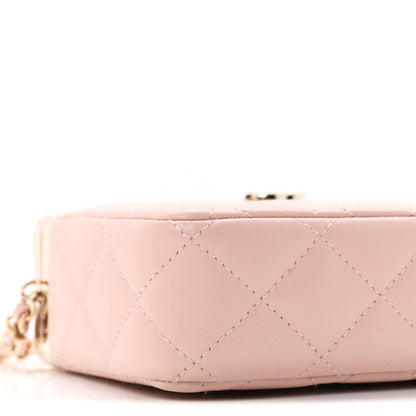 Chanel Lambskin Quilted CC Vanity With Chain Light Pink 9 of 11