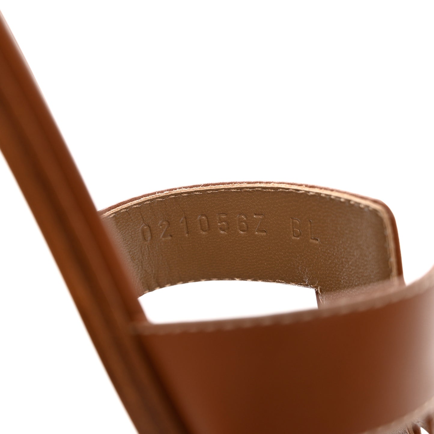 Box Calfskin Oran Sandals 35.5 Gold