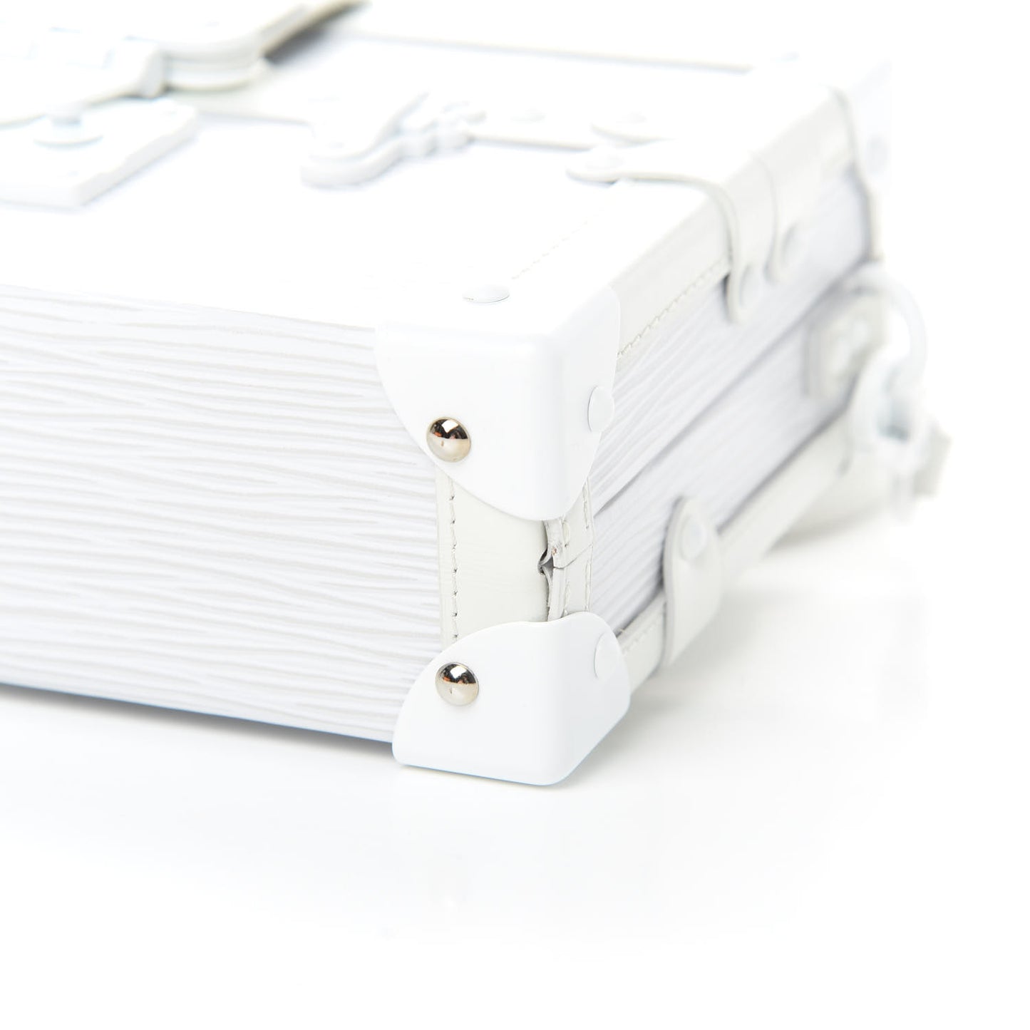 Epi Monochrome Petite Malle White
