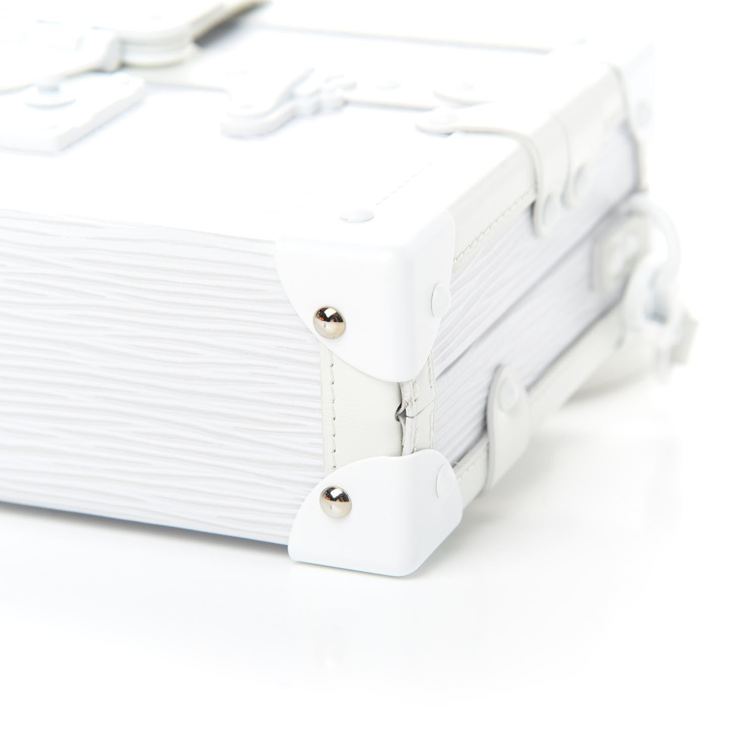 Louis Vuitton Epi Monochrome Petite Malle White 10 of 11