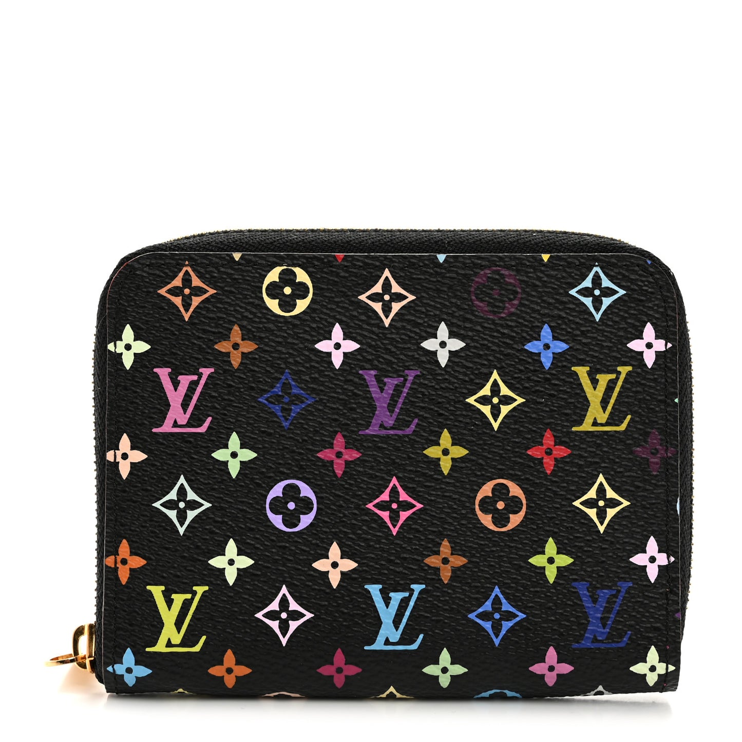 Monogram Multicolor Zippy Coin Purse Black Grenade