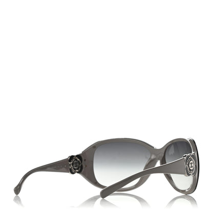 Chanel Camellia CC Sunglasses 6032 Grey 4 of 6