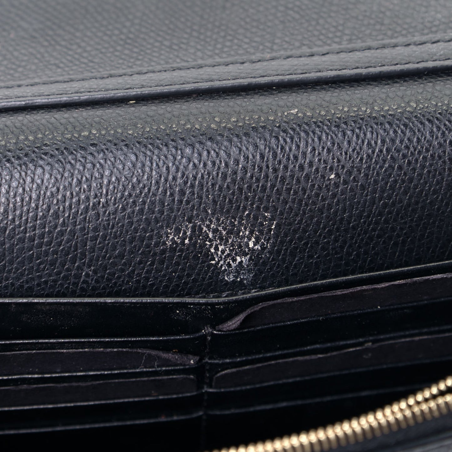 Vitello Cruise F is Fendi Bi-Color FF 1974 Embossed Medium Envelope Wallet On Chain Black Maya