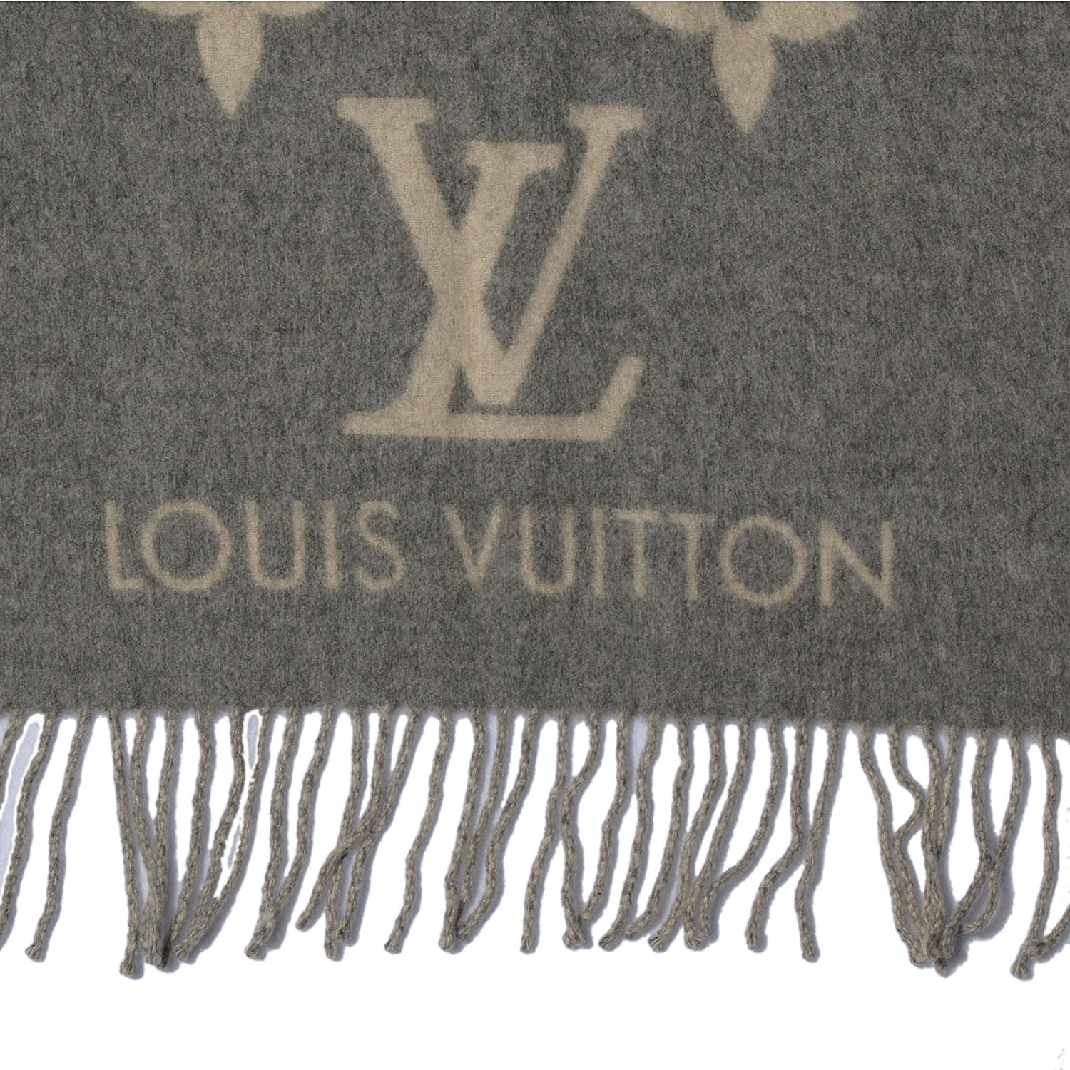 Louis Vuitton Cashmere Monogram Reykjavik Scarf 5 of 5