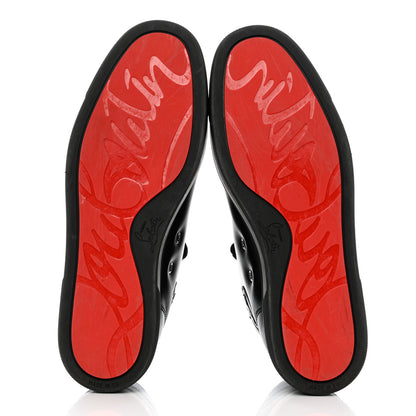 Christian Louboutin Calfskin Mens Louis Flat Sneakers 42.5 Black 5 of 10