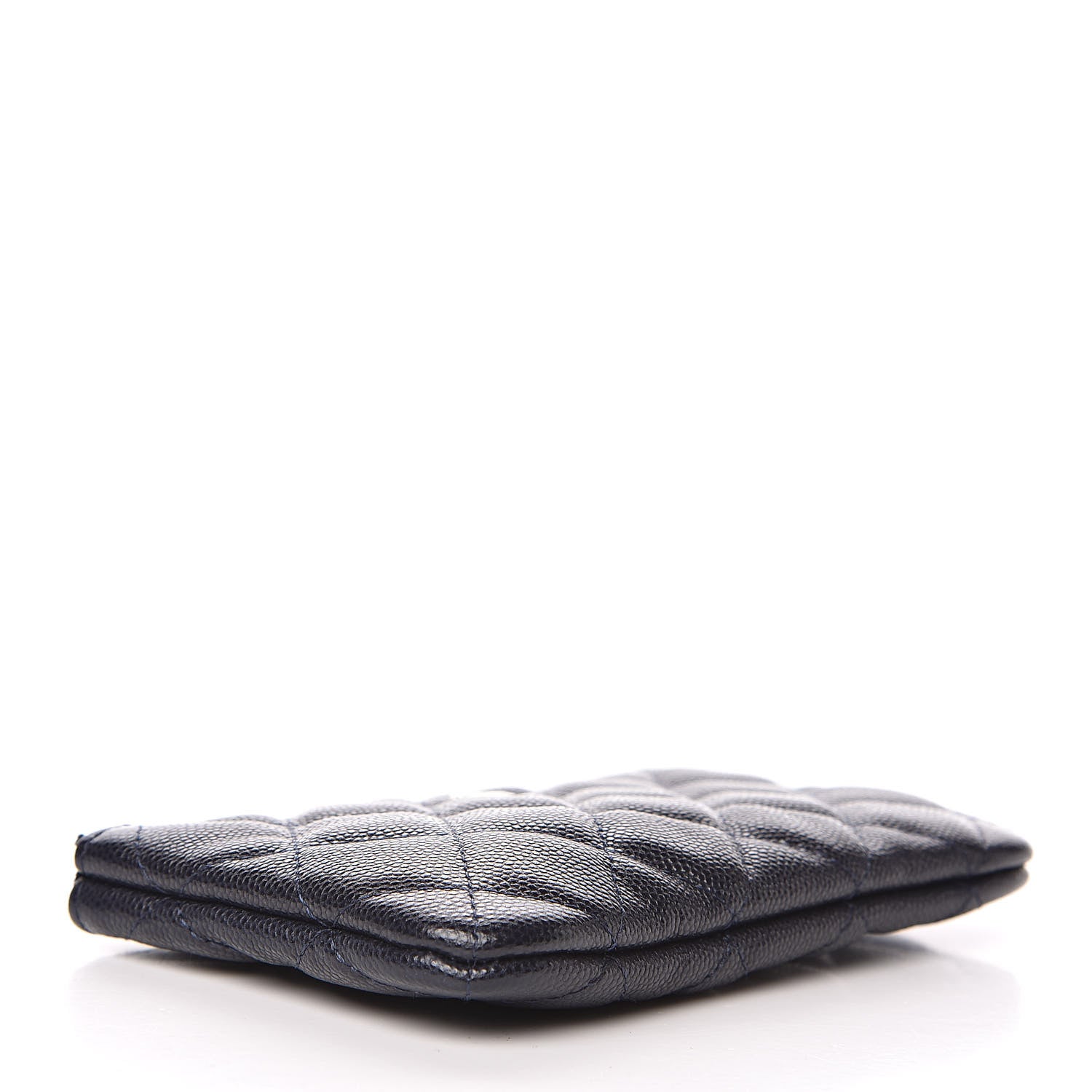 Chanel Caviar Quilted Small Cosmetic Case Blue 4 of 8