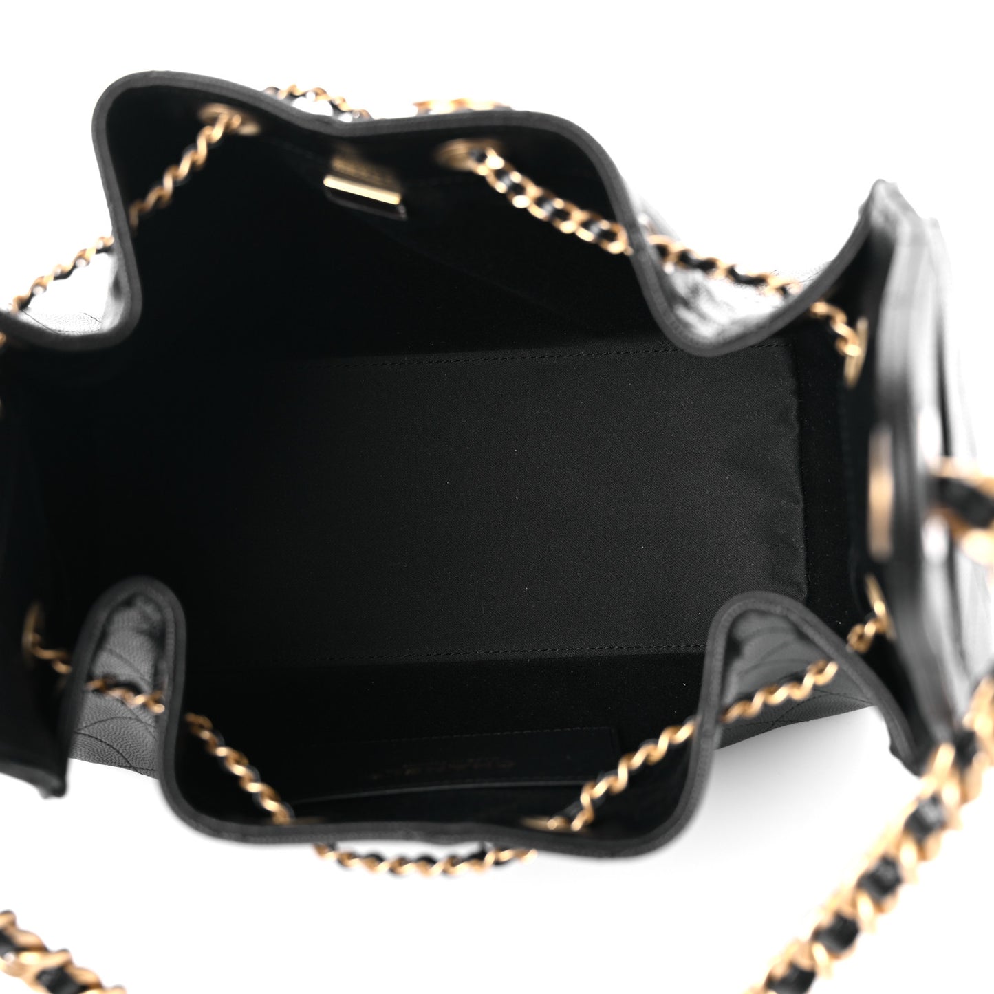 Caviar Quilted Small Chanel 25 Handbag Black