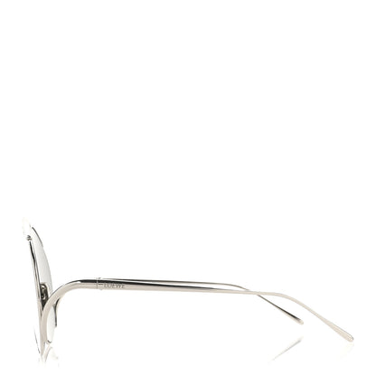 Loewe Metal Hillock Aviator Oversized Sunglasses LW40180U Silver 3 of 8