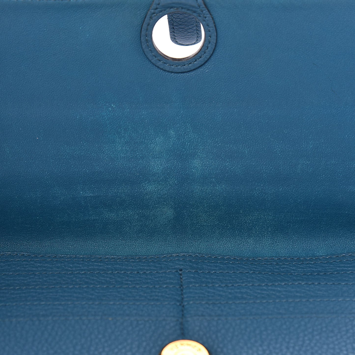 Taurillon Clemence Dogon Recto Verso Wallet Cobalt