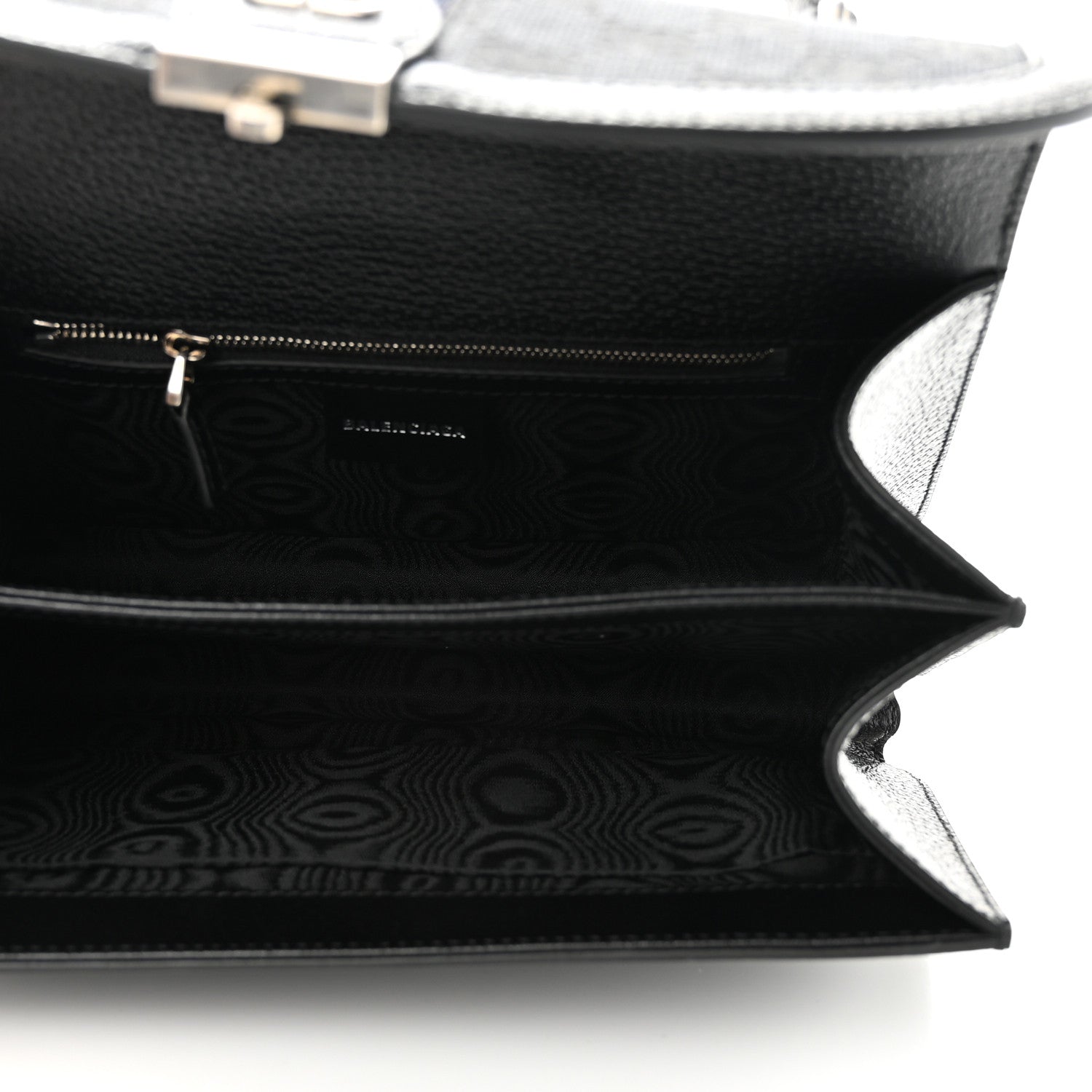 Gucci X BALENCIAGA BB Supreme Monogram Web Small Top Handle Bag Black 5 of 10