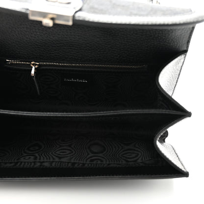 Gucci X BALENCIAGA BB Supreme Monogram Web Small Top Handle Bag Black 5 of 10