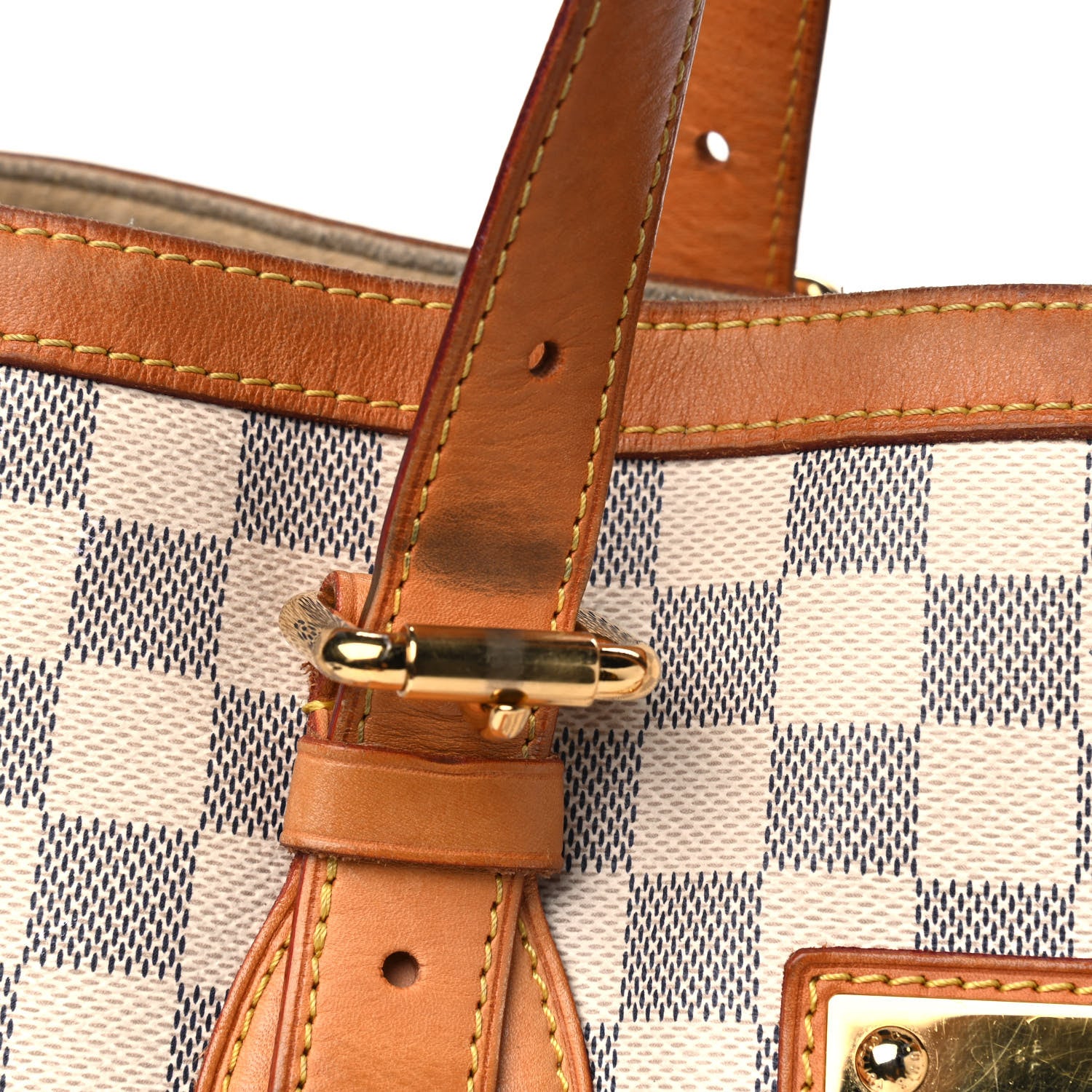 Louis Vuitton Damier Azur Hampstead MM 25 of 27